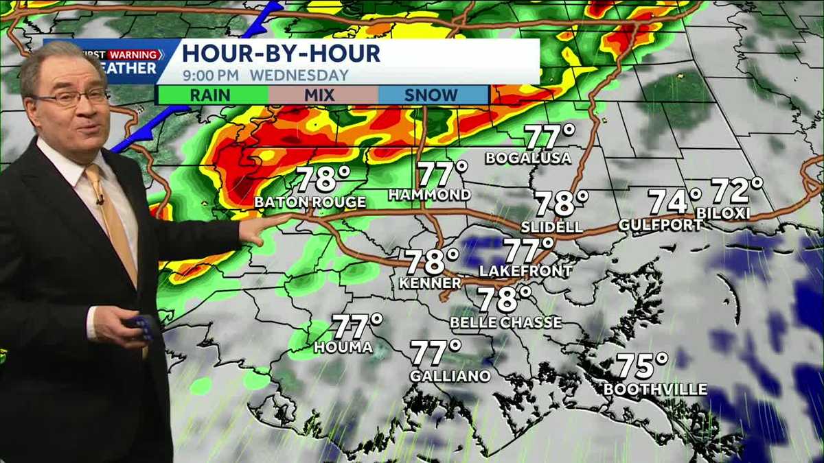 Near record heat Tuesday, strong storms arrive Wednesday