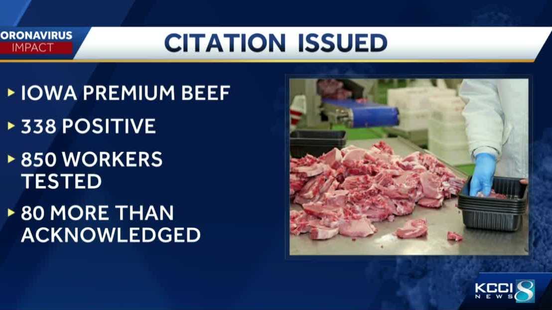 Beef plant that had virus outbreak fined $957 over record keeping