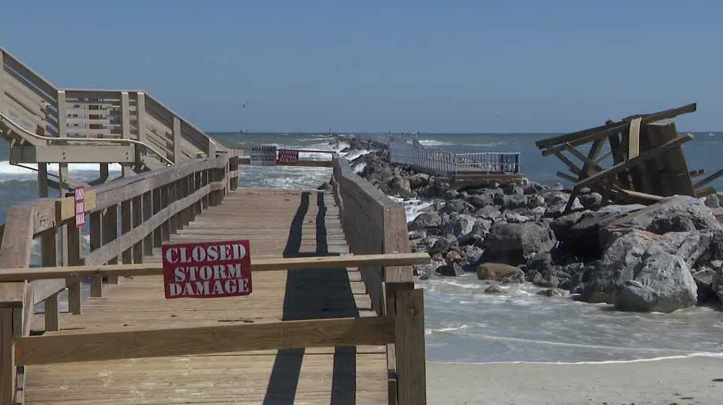 Ponce Inlet jetty walkway washed out, repair plan in the making