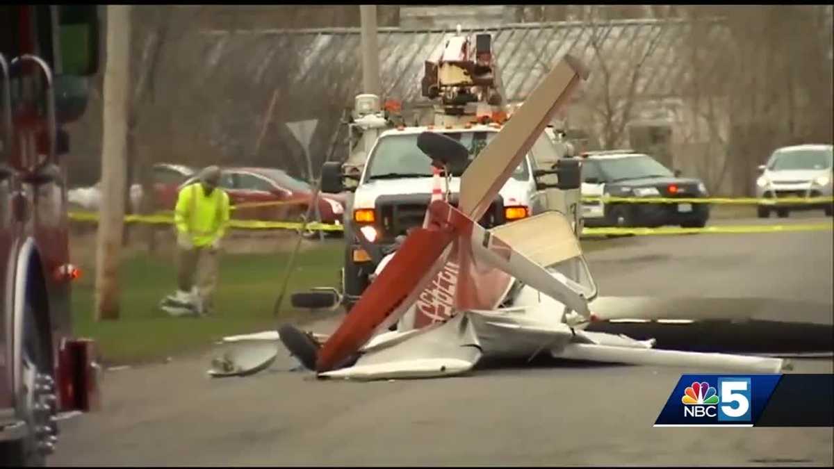 Man hurt after small plane crashes on street