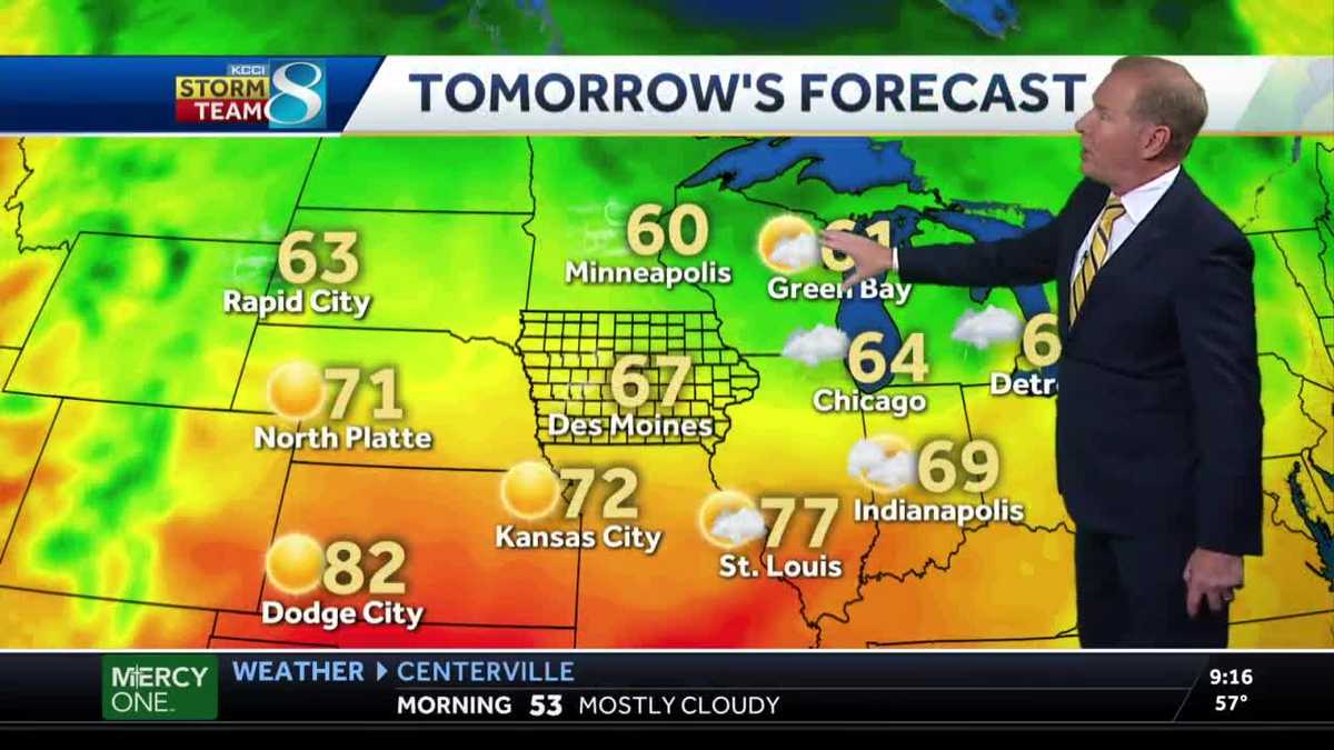 Windy Wednesday ahead with partly cloudy skies