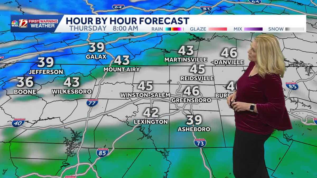 A warming trend in North Carolina this week