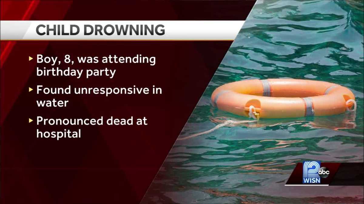 8yearold drowns at West Bend pond party