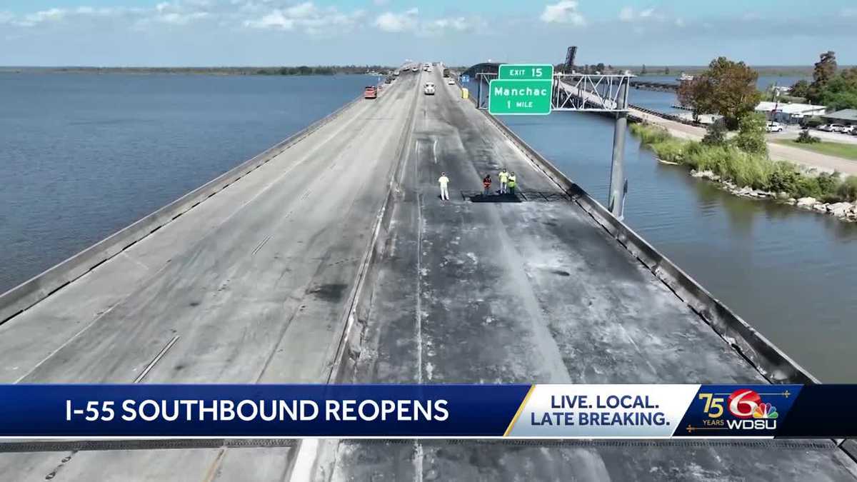 DOTD begins temporary repairs on I55 Southbound