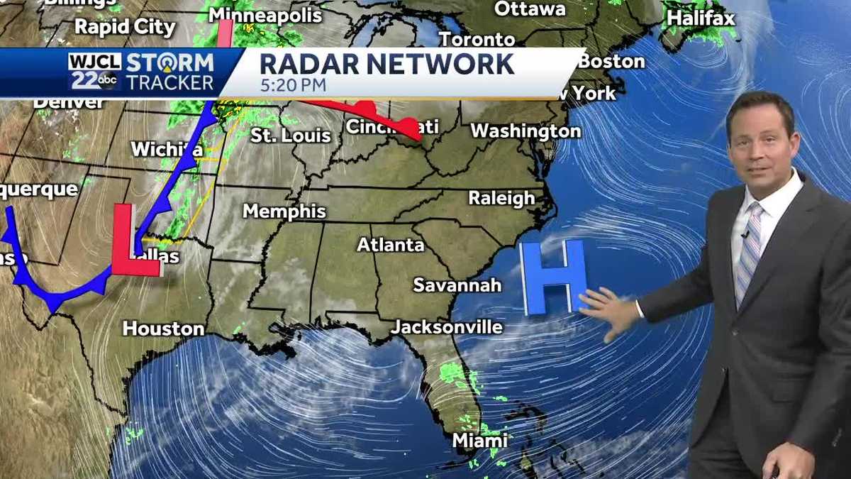 A look at rain timing for Veterans Day - WJCL