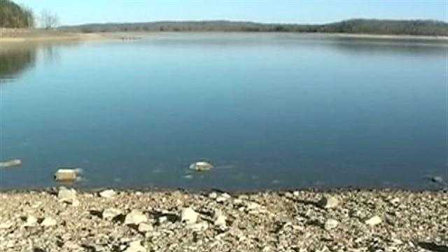 Winter drought causing low levels for Beaver Lake