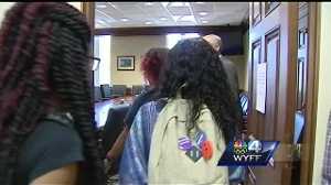 University protesters meet with administration
