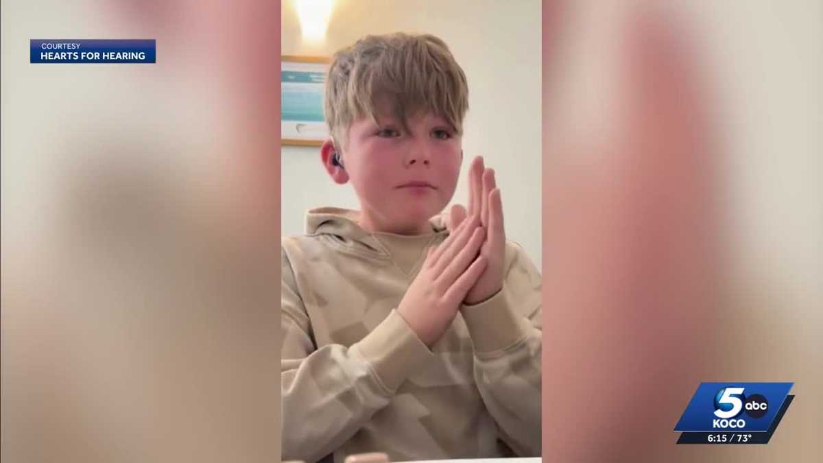 Oklahoma boy hears clearly for the first time with cochlear implant