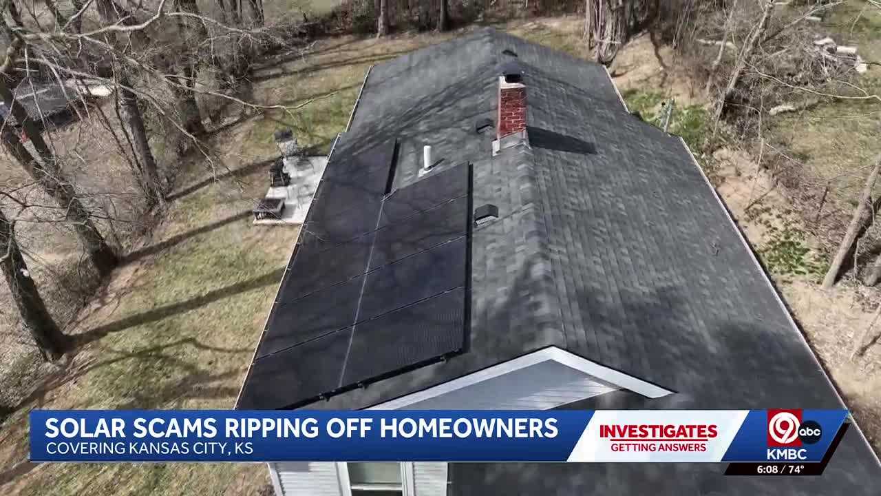 kmbc.com - Matt Flener - Kansas City, Kansas, woman offers solar panel warning to homeowners