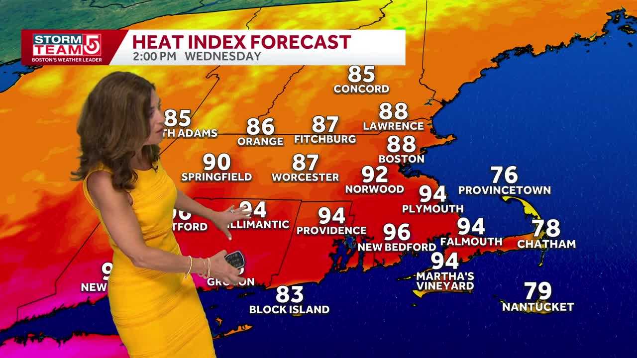 Video: Hot, humid Wednesday before storm chances