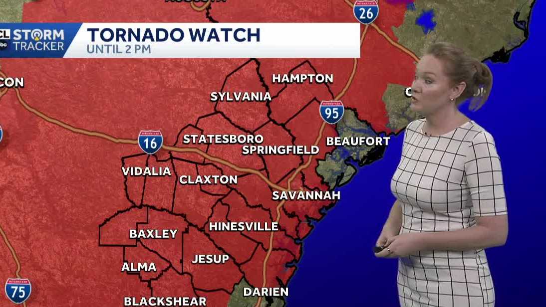 Tornado watches issued across Southeast Georgia, Lowcountry