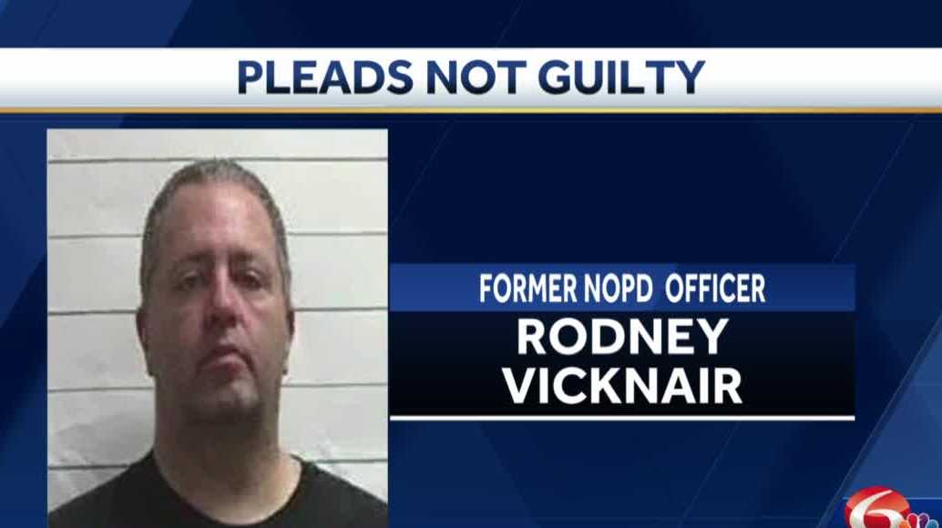 Former New Orleans Police Officer Rodney Vicknair Court Hearing