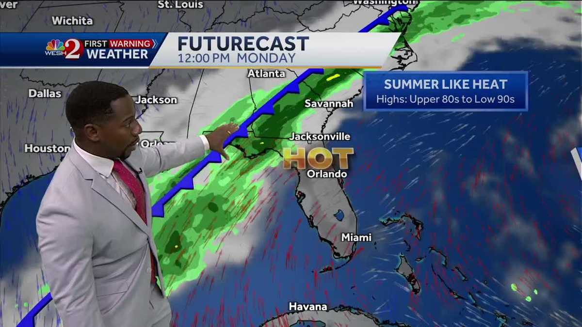 Hot weekend start - Tracking next cool down potential severe weather to ...