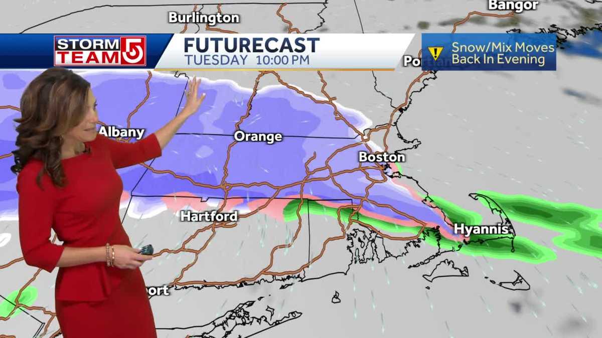 Video: Another round of wintry mix for tonight