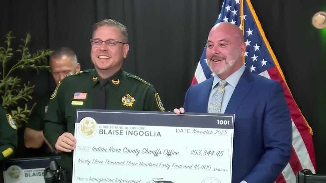 Florida CFO announces $2 million for sheriff's offices in Palm Beach County