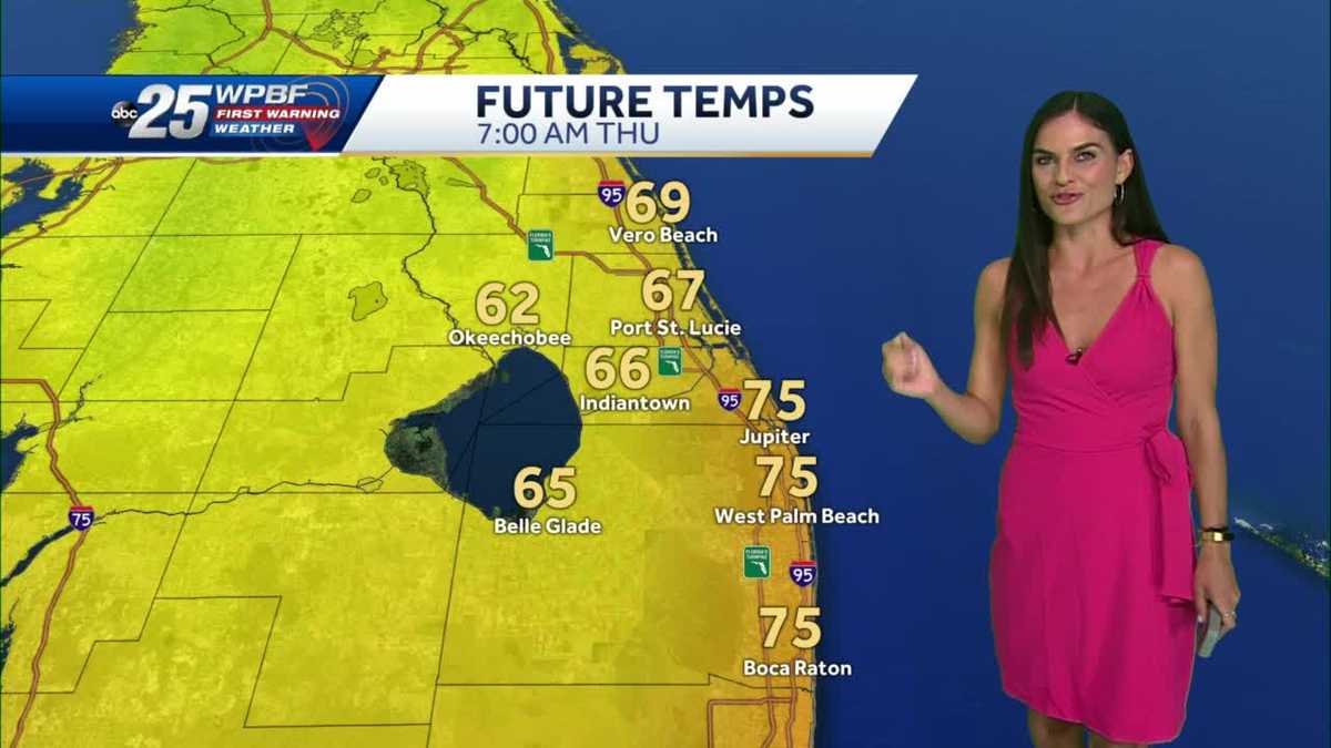 Lower humidity expected this week