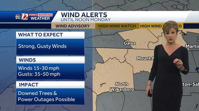 WATCH: Wind advisory for mountains and foothils into Monday - Vimarsana News