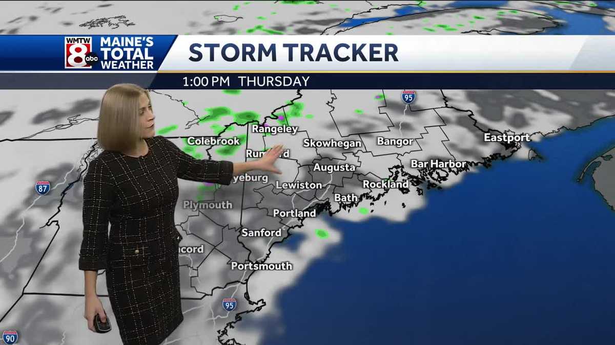 Cool and breezy with spotty showers