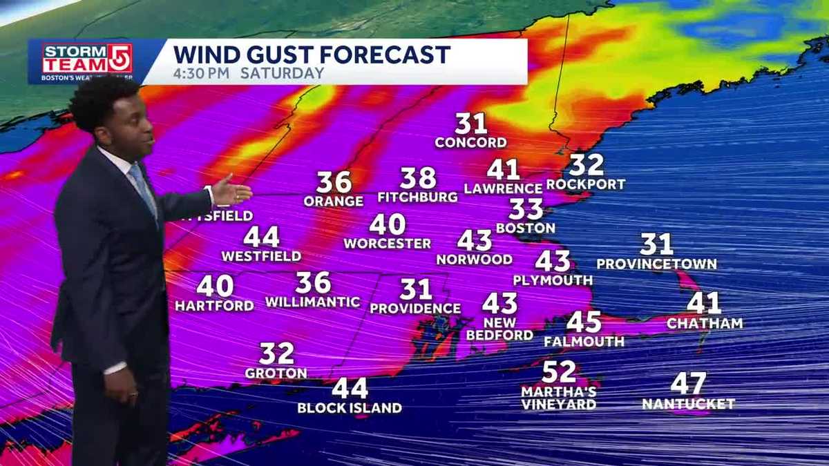 Video: Scattered showers make way for clearing skies