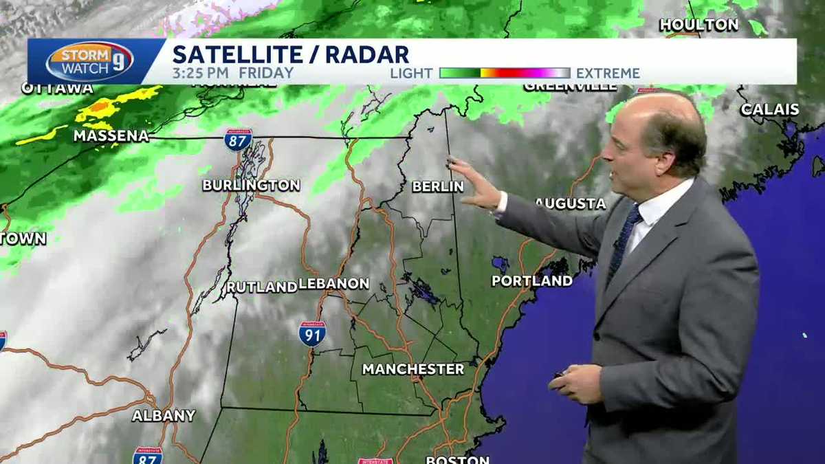 Video: Cooler temperatures after overnight showers in New Hampshire