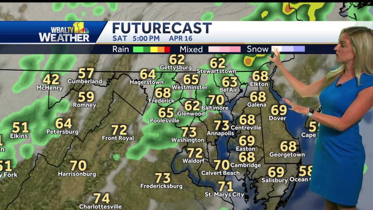 Mostly sunny and breezy Friday, cool down this weekend