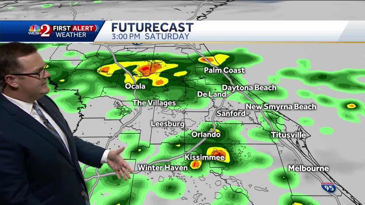 Tracking weekend rain coverage