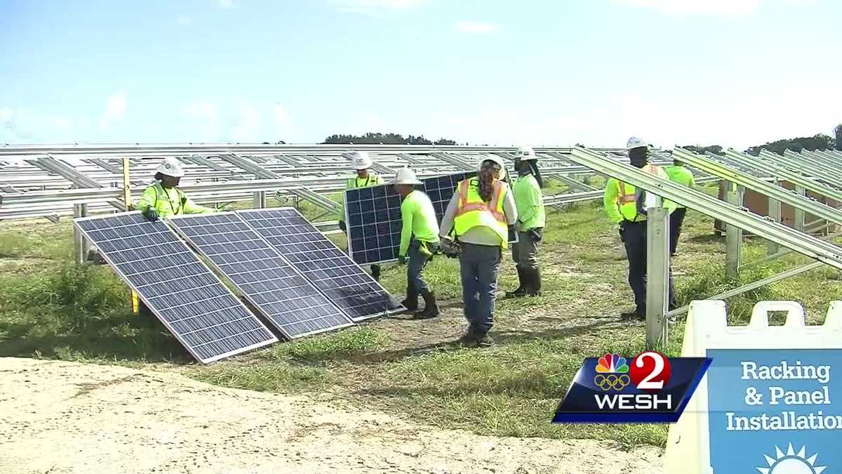Solar farm installation underway in Brevard County