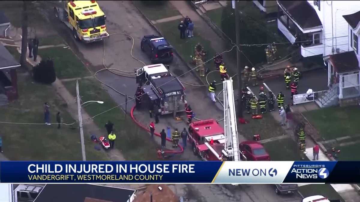 House fire in Vandergrift