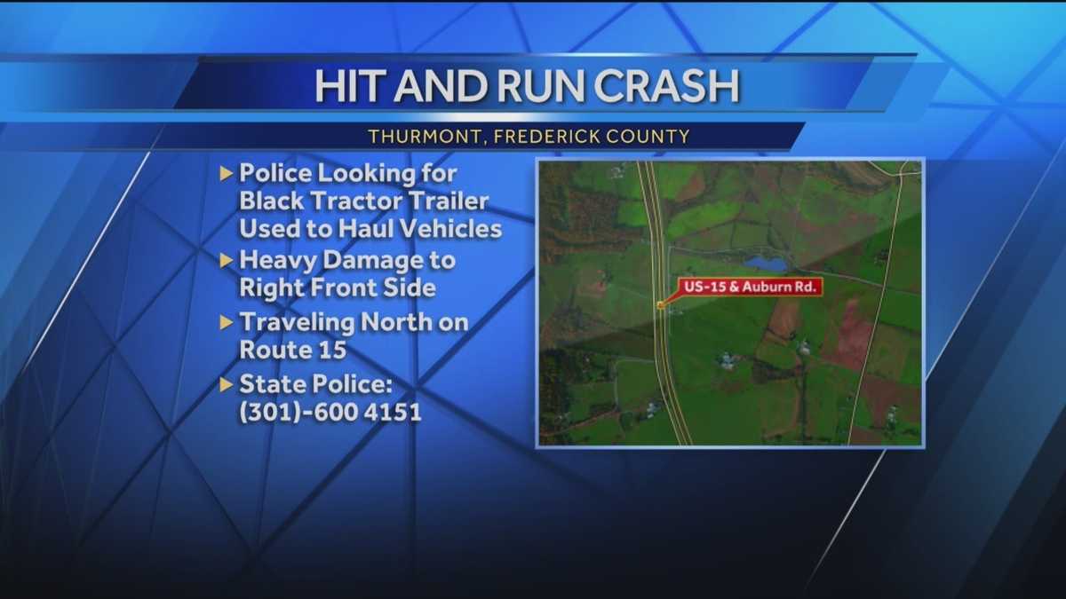 Fatal hitandrun in Thurmont