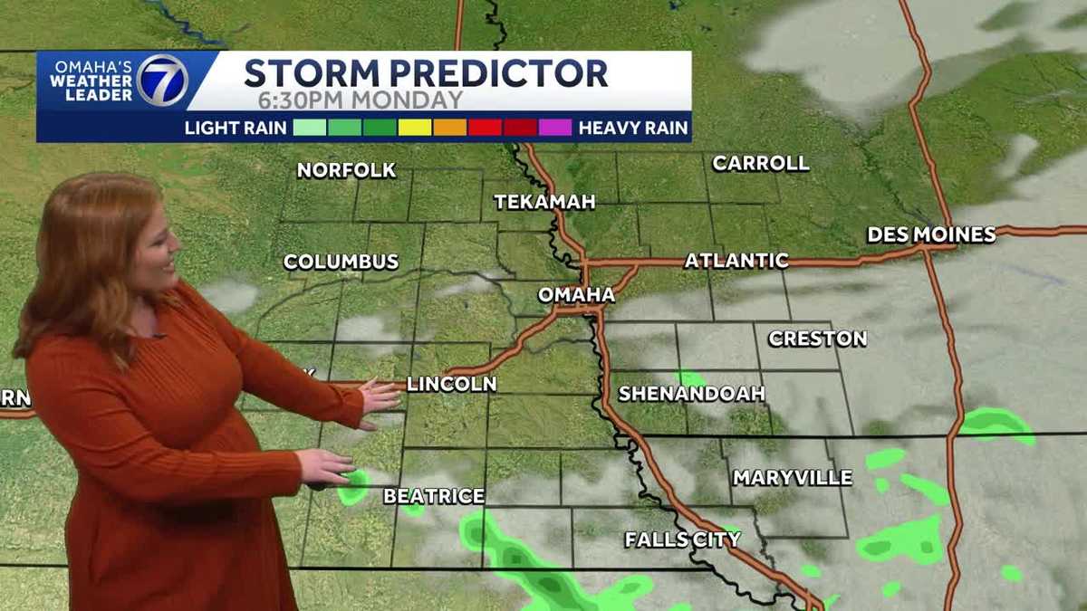 Few clouds and mild temperatures Monday afternoon for Omaha area - KETV