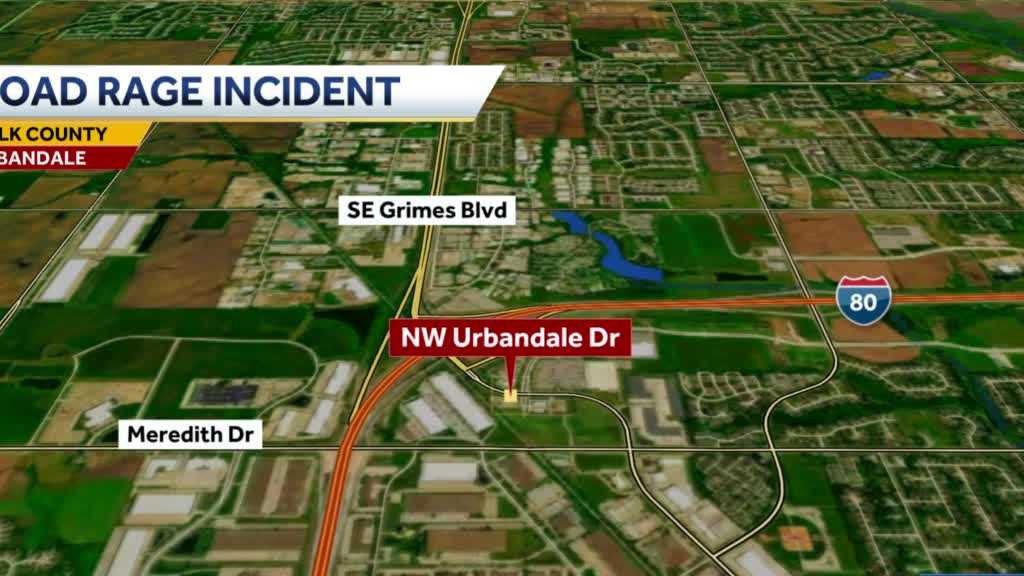 Des Moines, Iowa man arrested in connection to Urbandale road rage