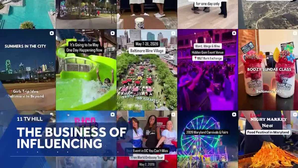 Influencers make content creation their business