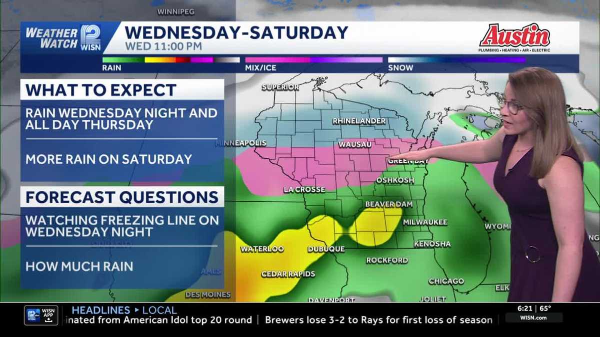 Showers, storms expected across southeastern Wisconsin this week