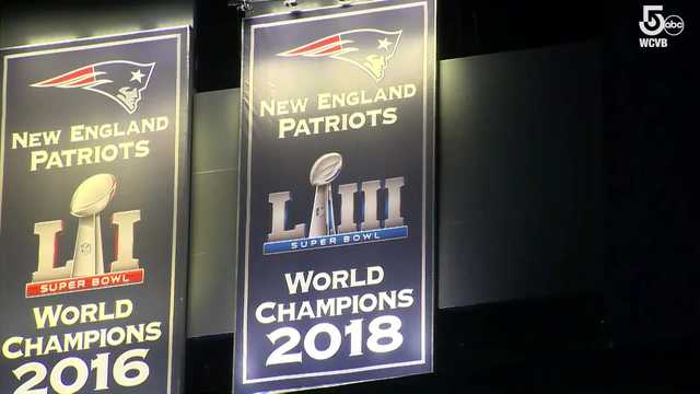 Patriots unveil 2018 Super Bowl Championship banner at Gillette Stadium