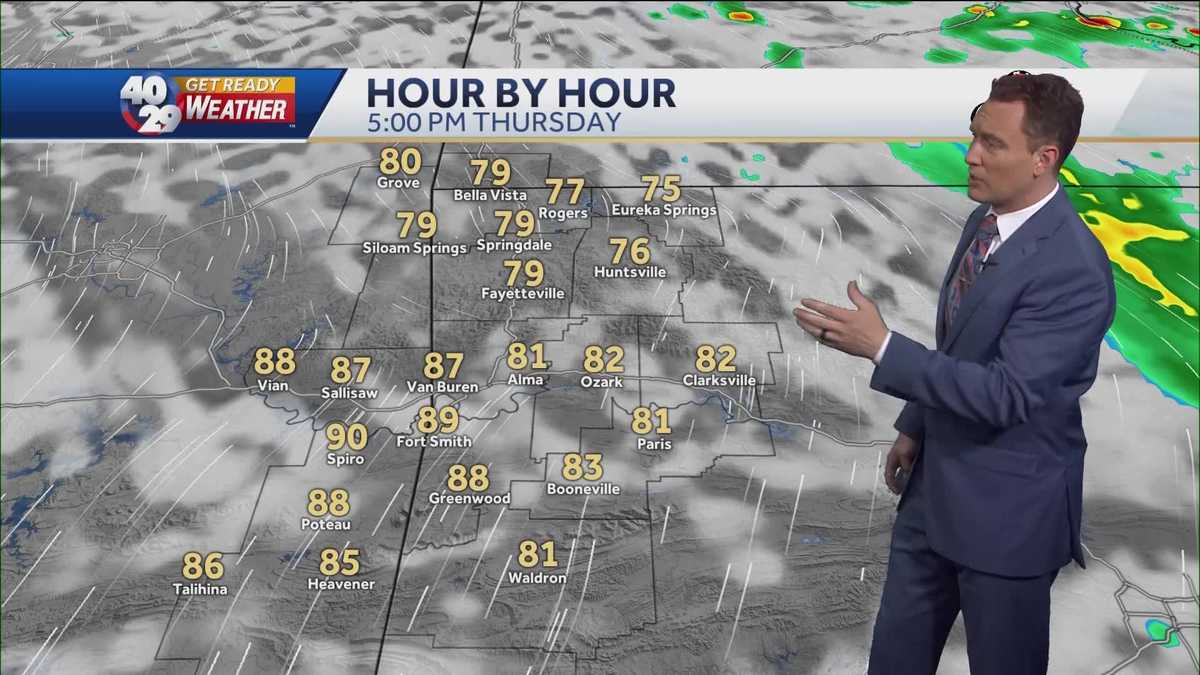 Showers and storms possible tonight and tomorrow morning