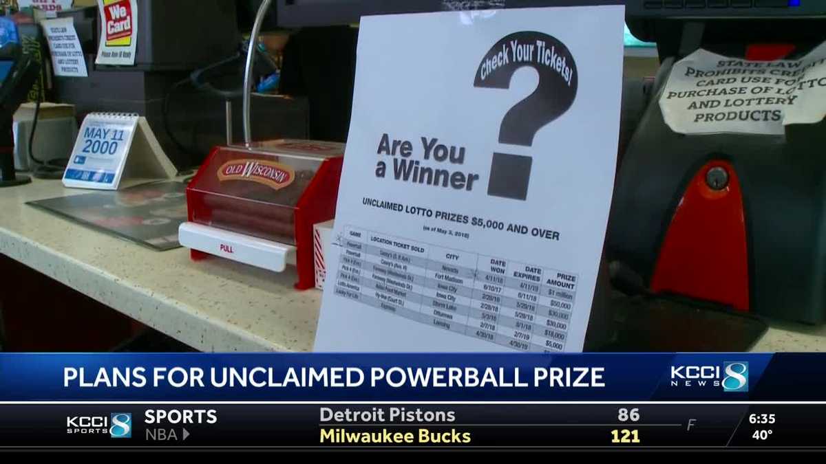 Iowa Lottery to announce plans for 1M unclaimed Powerball ticket