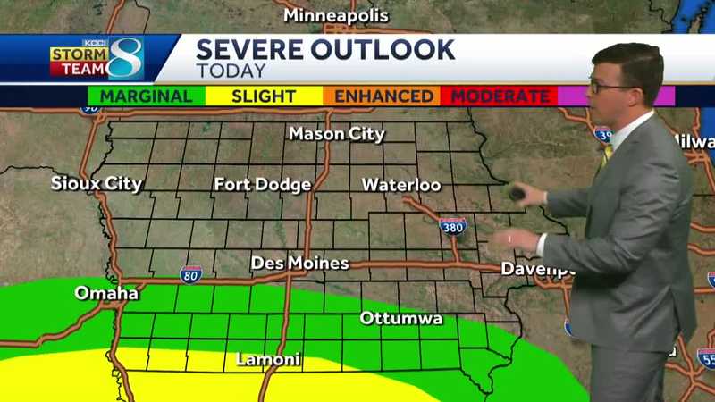 Iowa weather: Storm chances return tonight 