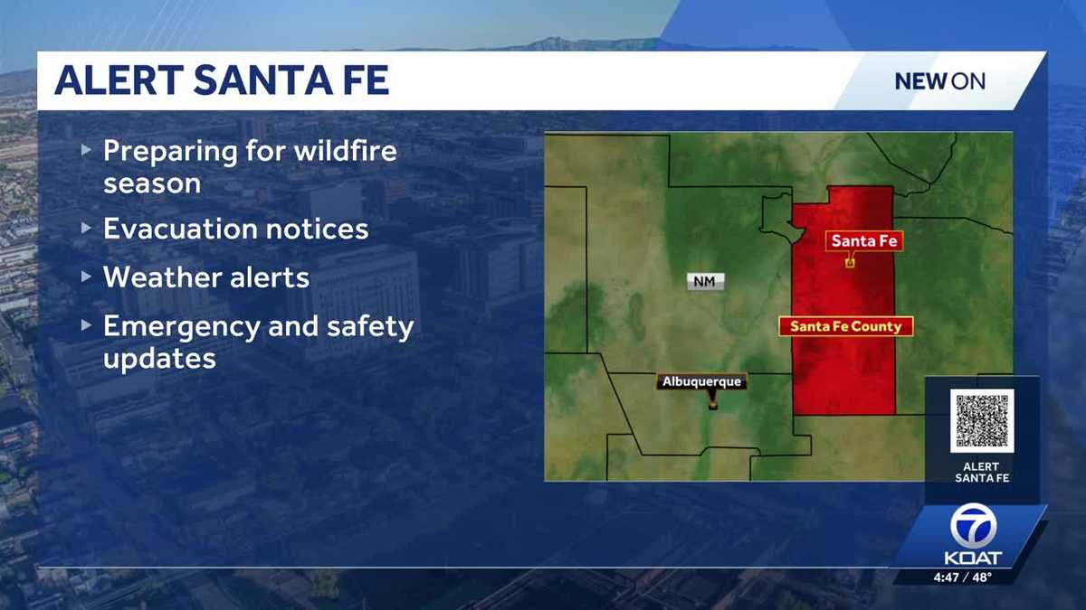 Santa Fe offering alerts to prepare for wildfire season - KOAT