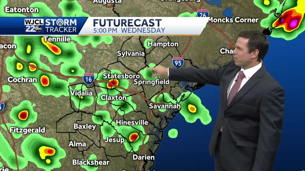 Showers and storms after 2 pm. Severe storms possible - WJCL