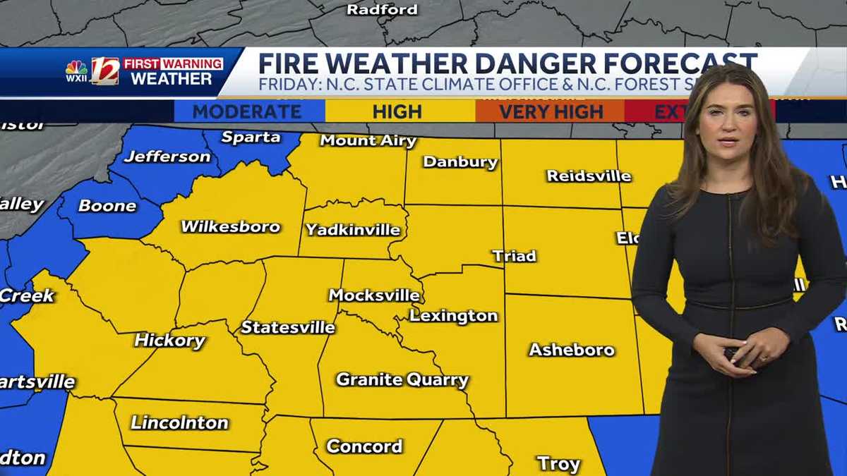 WATCH: Warming Up For Weekend, Fire Threat Climbs - WXII