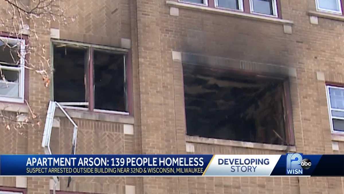People displaced by intentionally set apartment fire try to cope