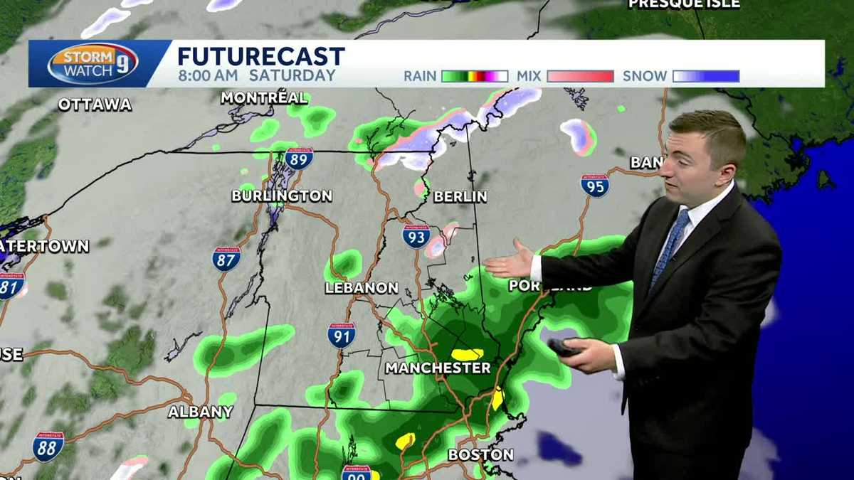 Video: Cool, unsettled weather for the weekend