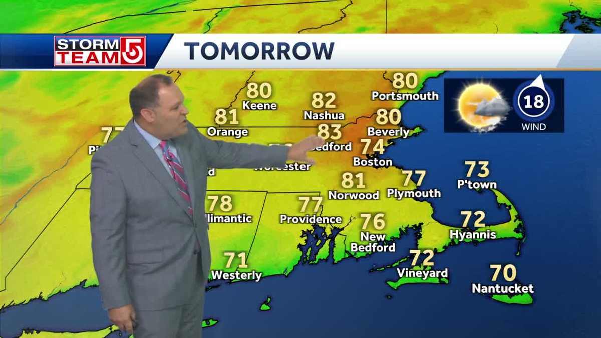 Video: Plenty of sunshine with temps in 70s