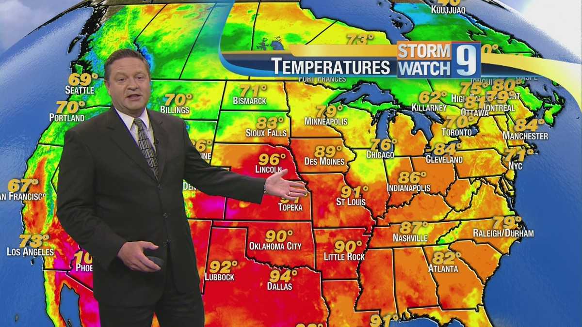 Heat continues into the weekend