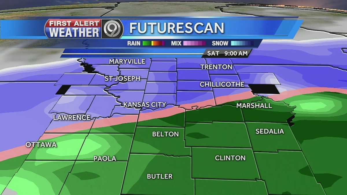 See timeline of wintry mix on the way this weekend