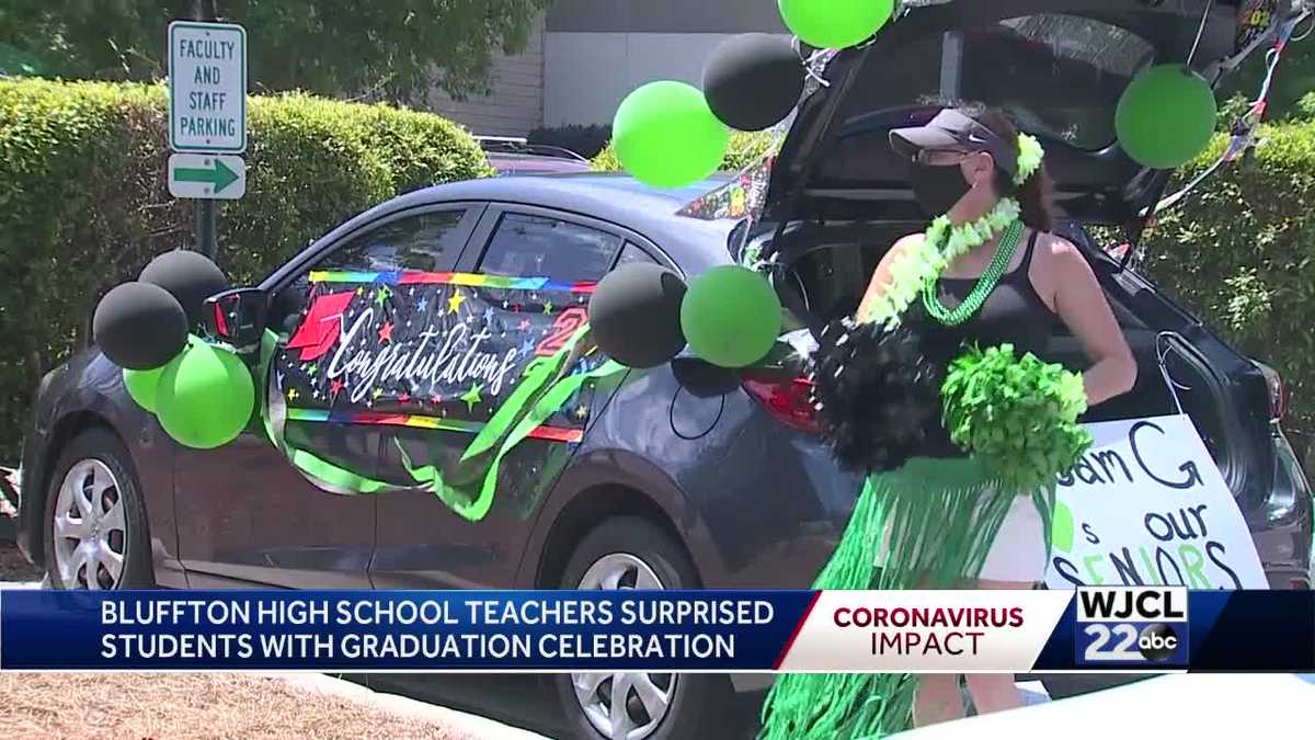 Bluffton High School teachers surprise Class of 2020 with a senior