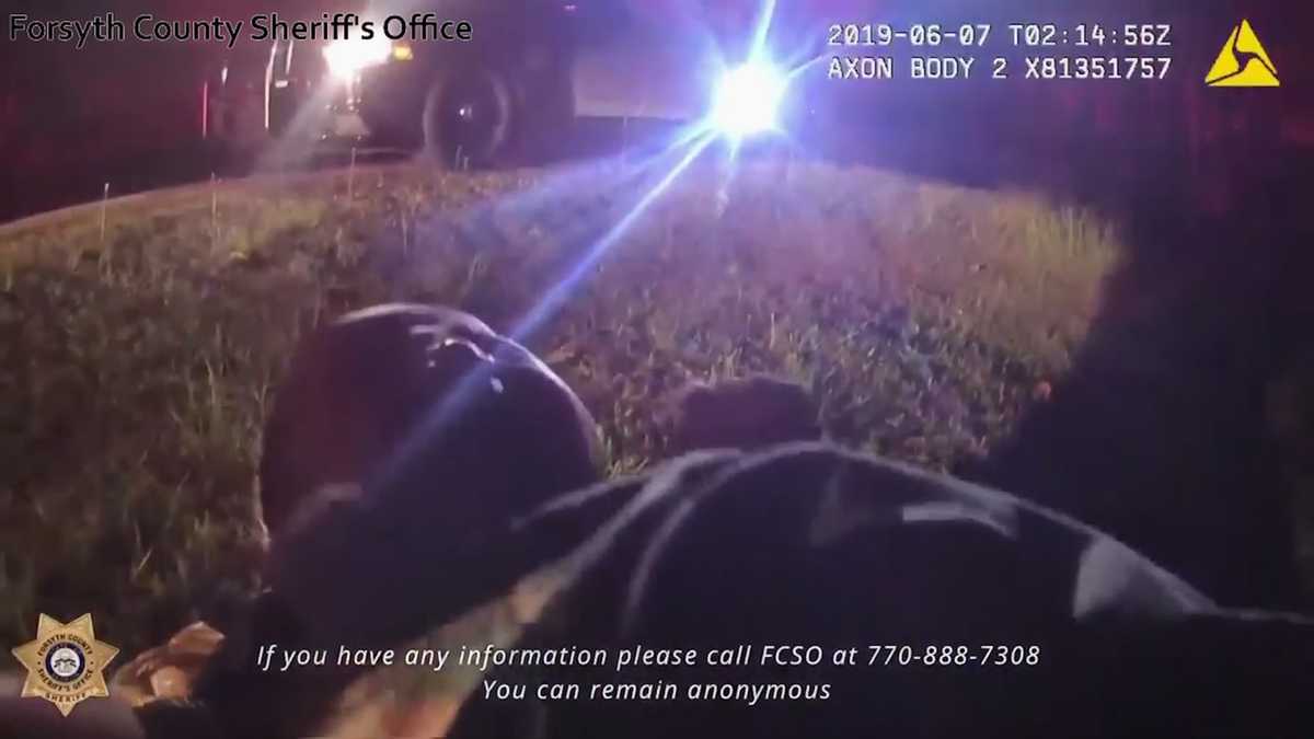Bodycam video shows rescue of newborn found in plastic bag in woods - WVTM