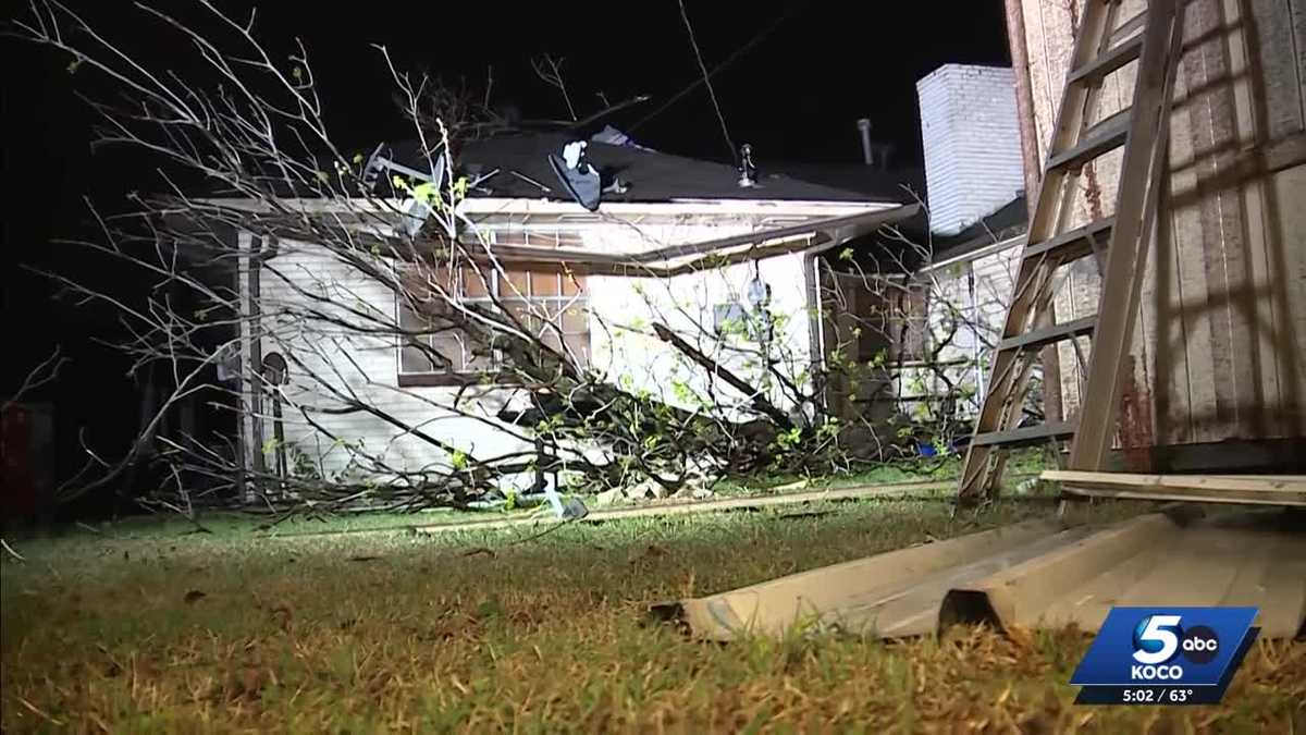 Oklahomans begin cleanup after Friday night storm damage
