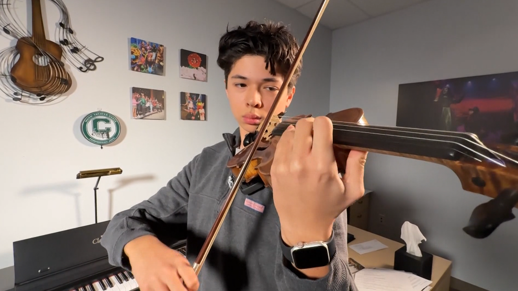 15-year-old hits all the right notes as musician, composer