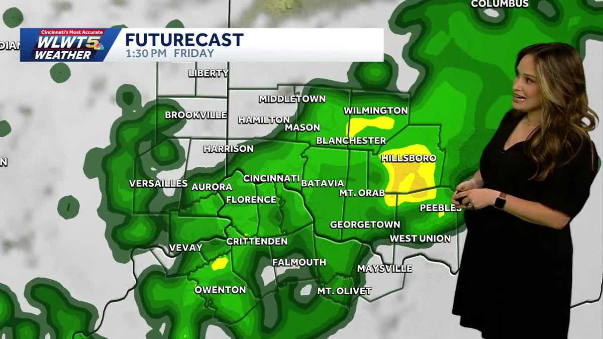 Rounds of rain starting tomorrow for Cincinnati